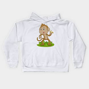 Monkey Banana Kids Hoodie